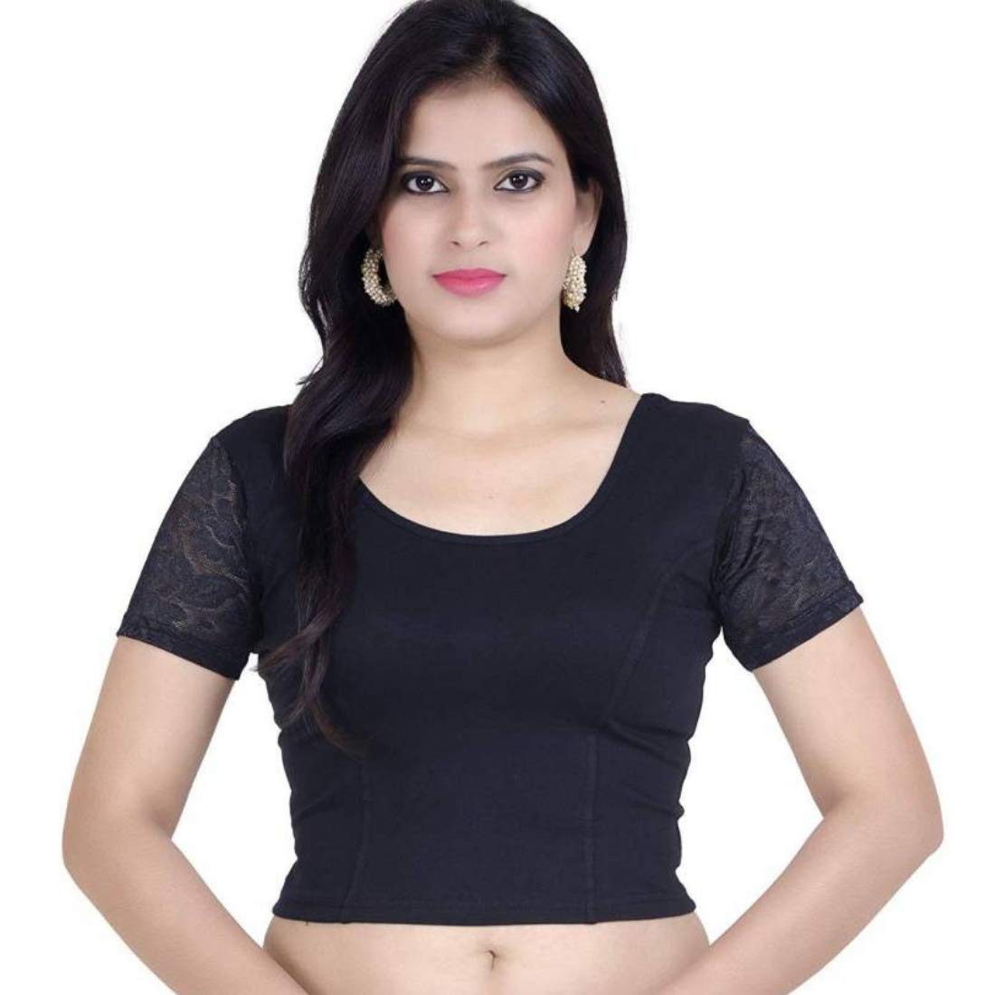 Life Win Women's Cotton Solid Sleeve Blouse