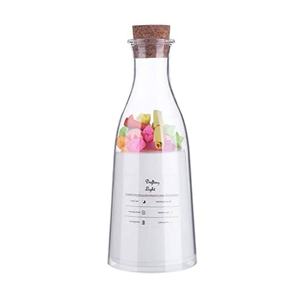 Veilleuse bouteille de lait LED avec recharge USB pour table de chevet et bureau
