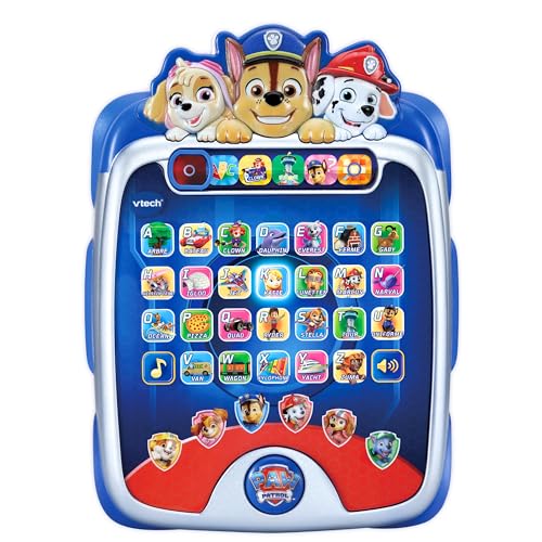 VTech - Ma Lumi-Tablette Éducative Pat' Patrouille - Tablette Interactive Enfant avec 5 Jeux Paw Patrol - Jeu pour Apprendre Les Lettres - Cadeau Enfant de 3 Ans à 7...