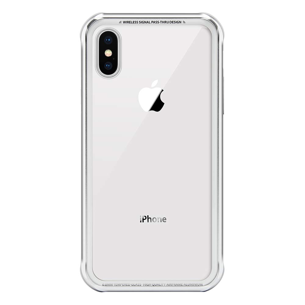 Amazon.co.jp: iPhone Xs iPhone X ケース ガラス 背面 クリア ガラス