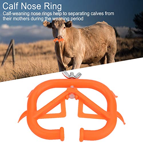 5PCS Plastic Calf Weaning Nose Rings for Livestock