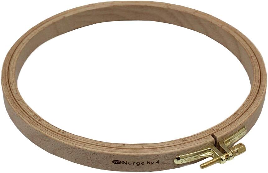 Nurge Wooden Embroidery Ring Cross Stitch Hoop 190mm x 16mm #4