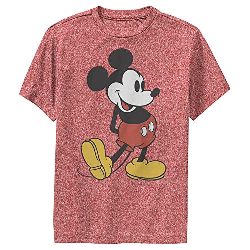 T-shirt performance Disney garçon rouge haut sport respirant taille M
