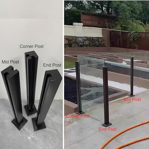 Support de serrage pour verre de balcon évitant le perçage des panneaux - 4