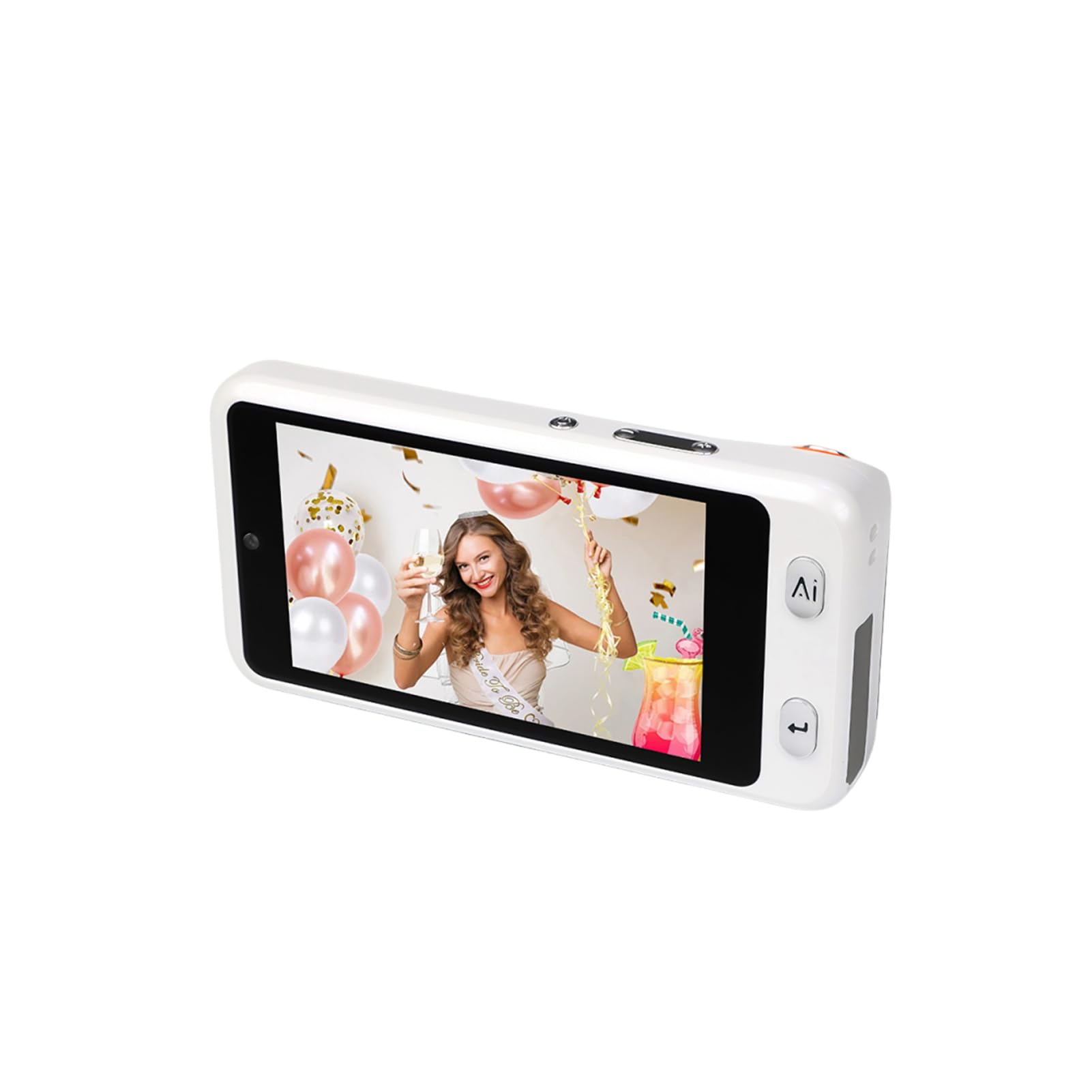 SUNGOOYUE Telecamera Wi-Fi da Esterno, Videocamere 13Mp Messa a Fuoco Automatica Touch Screen da 4 Pollici Effetti Ai Doppio Obiettivo per Fotografia Viaggi Vlogging Telecamera Wi-Fi da Esterno,