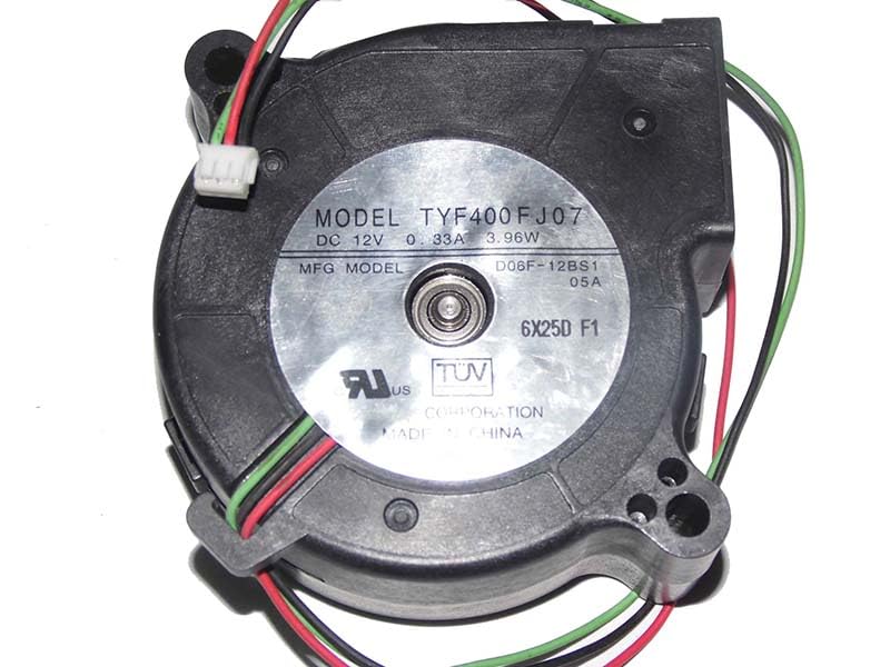 Ventilateur TYF400FJ07 D06F-12BS1 6025 12V 0.33A 3 fils