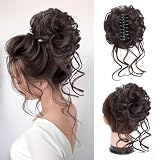 Foaoit Claw Clip Tousled Updo