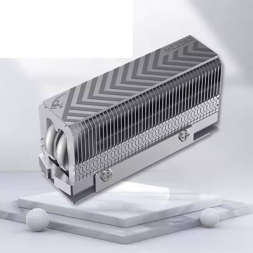 Amazon.co.jp: zmart COOLLEO M.2 2280 NVMe SSD ヒートシンク 2