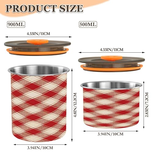 Envase para café hermético Kigai acero inoxidable 17 oz miniatura 3
