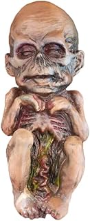 Toddmomy Halloween Doll Decoration Halloween Haunted Dolls Scary Ghost Baby Doll Scary Halloween Dolls Creepy Zombie Baby Halloween Haunted House Decorations Prank Haunted Doll Prop