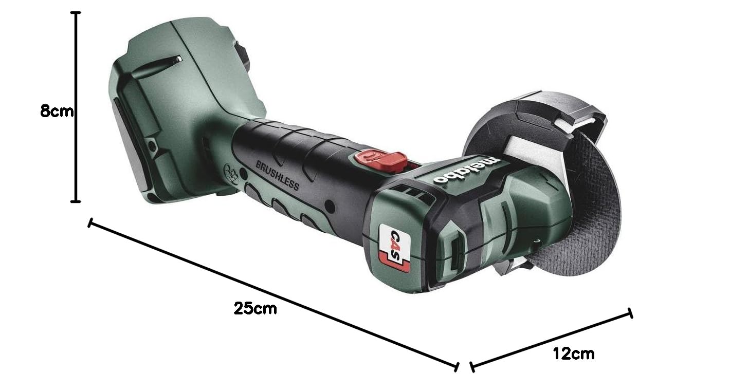 Metabo CC 18 LTX BL 600349850 - Amoladora angular 76 mm sin batería 18 V