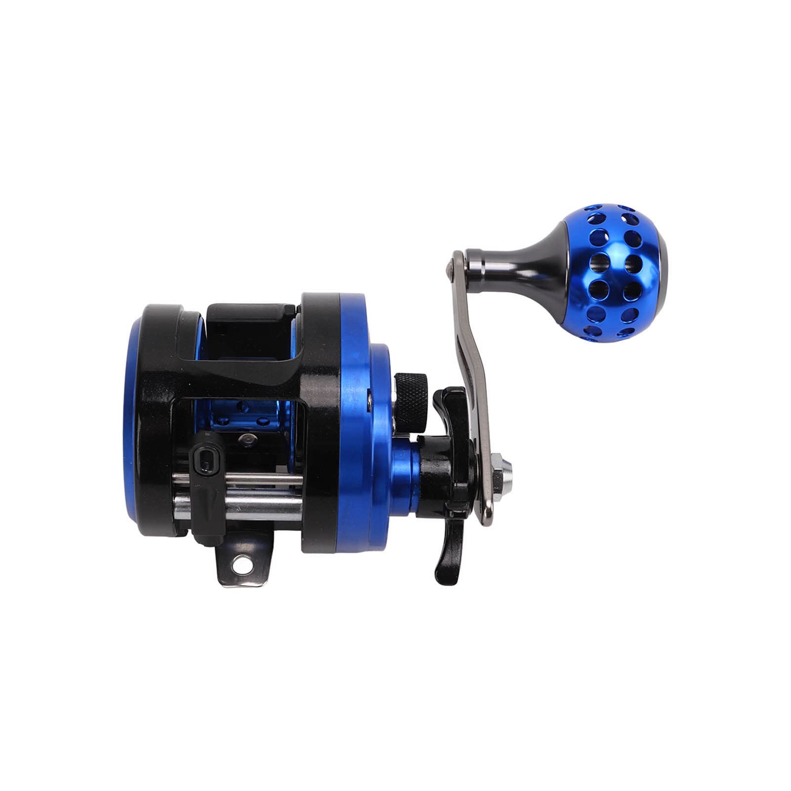 Metalowy kołowrotek 7 + 1BB |Hamulec elektromagnetyczny 6KG na duże ryby |Kołowrotek High Speed ​​4,7:1 do wędkarstwa morskiego/surfingowego/kempingowego |Lekki stop aluminium