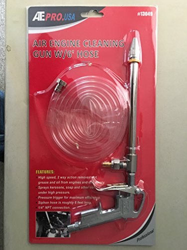 Air Engine Cleaning Gun W/6 Ft Hose
