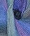 Produktbild Lang Yarns 50 g Mille Colori Baby Fb. 88 Flieder-Petrol-blau Wolle Strickgarn Häkelgarn * für Bekleidung, Socken und Accessoires * NEU
