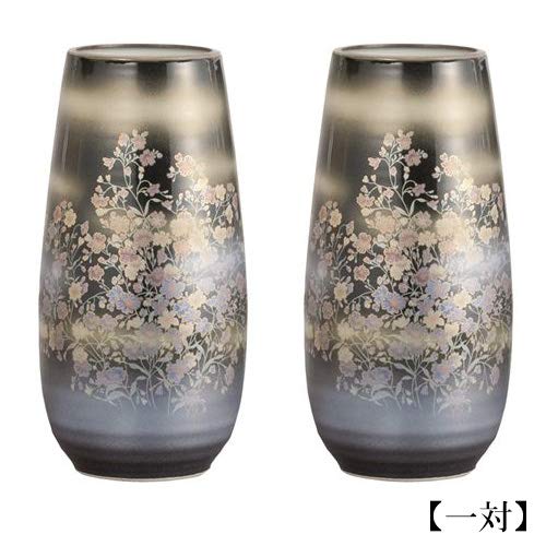 Amazon｜仏壇屋 滝田商店 仏壇用花瓶・お盆用花瓶 茜九谷焼