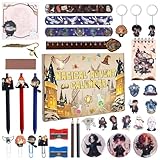 Calendrier de l'Avent 2025 Papeterie et Jouets Magiques, 24 Surprises Papeterie Accessoire...