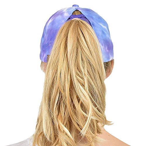 Image of C.C Ponycap Messy High Bun Ponytail Adjustable Mesh Trucker Baseball Cap Hat