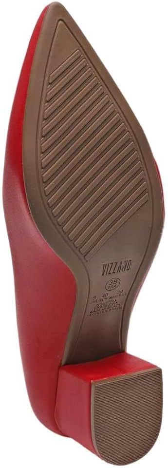 Scarpin Feminino Salto Bloco Pelica Creme Vizzano 1220.315