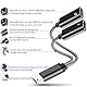 Greacesrio USB C Splitter 1 zu 2, USB C Y Kabel Kopfhörer Adapter und Laden