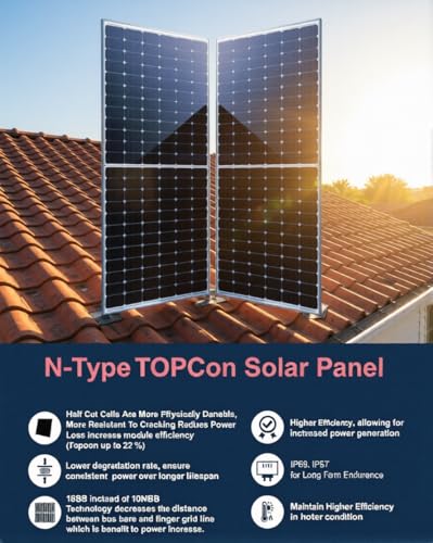 Image of ReNew 620 Watt Ntype TOP-CON Dual Glass Bifacial Solar Panel
