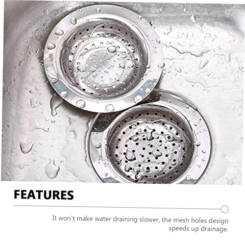 Colador de acero inoxidable para fregadero de cocina miniatura 5