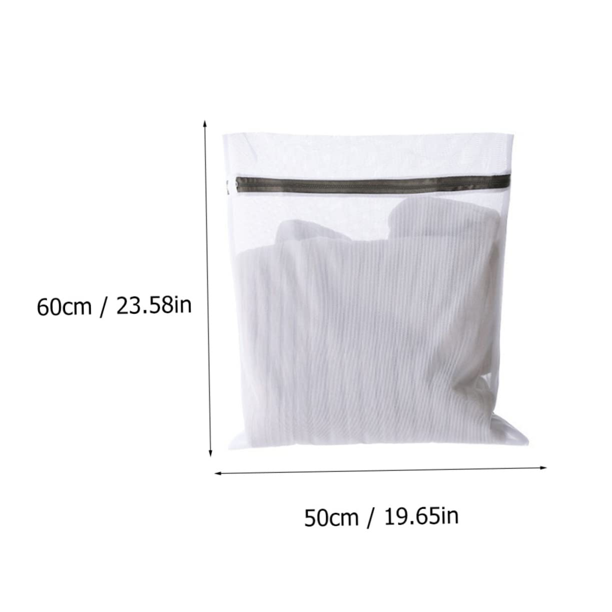 2 Sätze Wäschesack Schutzsack Maschine Tasche Behälter Korb Wäschenetzbeutel Wäschesack Für Bhs Wäschesack Waschen Bh-waschbeutel Wäschereißverschlussbeutel Nylon Weiß 10 Stück * 2