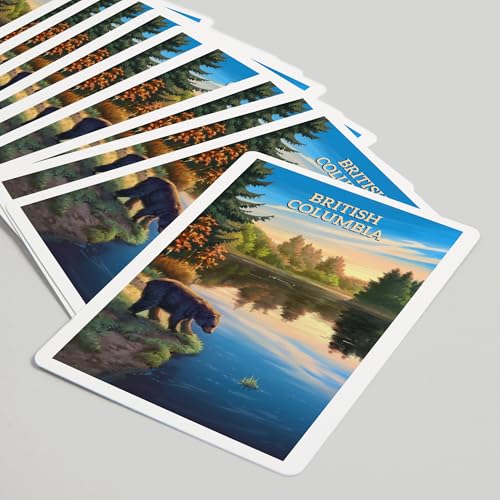 Lantern Press British Columbia, Baraja de Poker 52 Cartas miniatura 5
