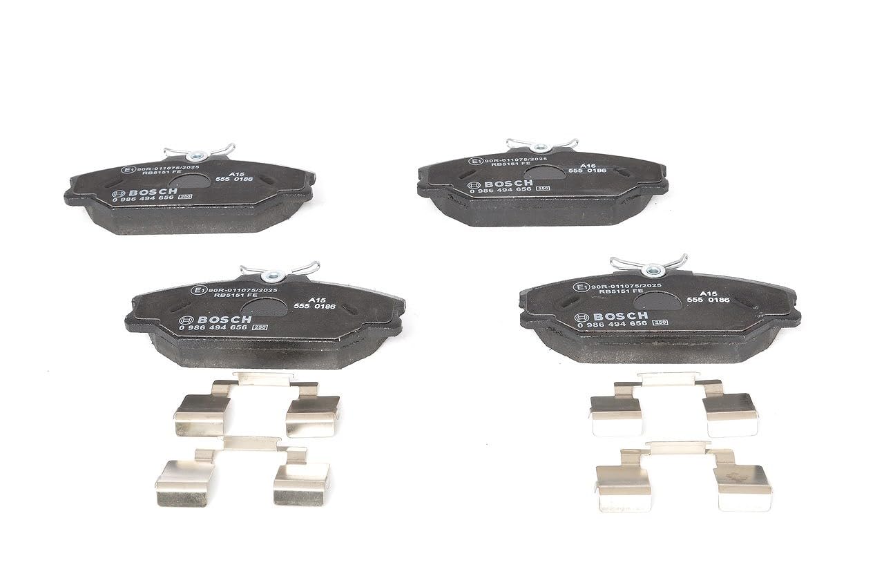 Bosch BP286 - Plaquettes de Frein Avant pour Voiture - Jeu de 4