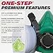 GERSON Drop Down Respirator Mask - 9500 Series QuickDrop Half Mask Respirator, Reusable, Large