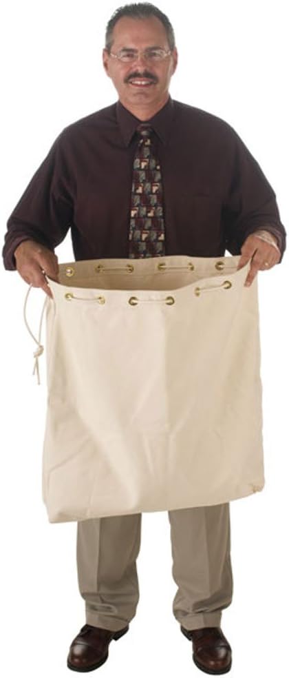 Heavy Duty 14oz Canvas 23Wx26H Post Office Mail Carrier Storage Bag W/Pull Rope