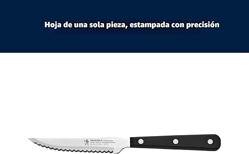 Miniatura 6 de Juego de 8 cuchillos, de J.A. Henckels International, para bistec, Juego de cuchillos con sierra para cortar carne J.A. Henckels International Negro