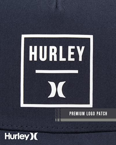 Image of Hurley Mens Trucker Hat - Flexible Quick Dry Fairway Mesh Trucker Hat for Men with Snapback Closure - Classic Mens Caps