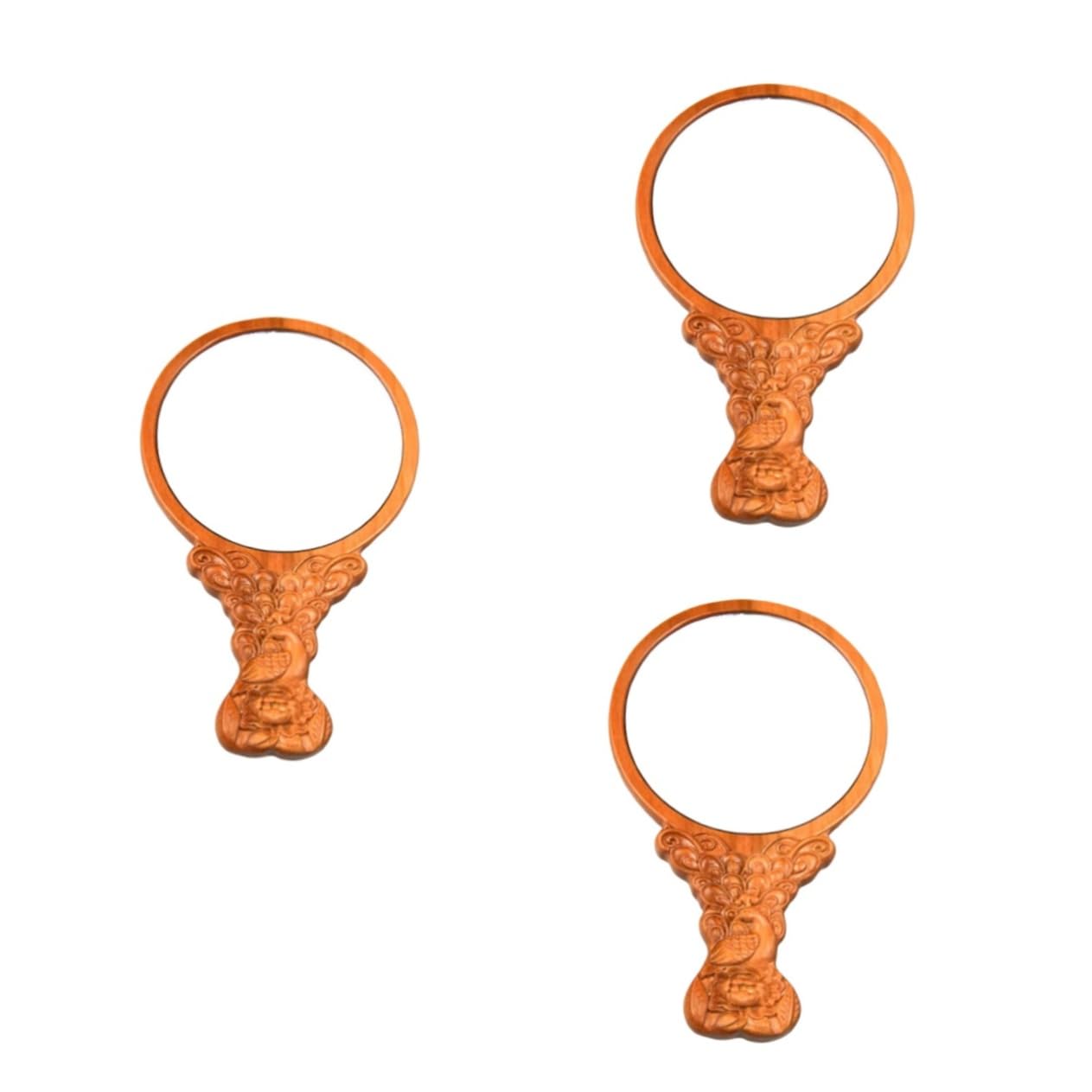 Miroir de maquillage or Ipetboom accessoire raffiné pour coiffeuse moderne