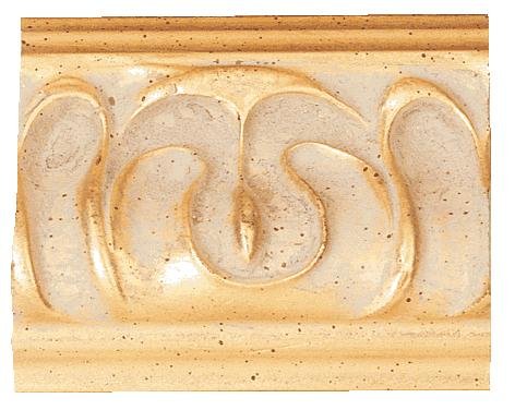 CountryArtHouse Picture Frame Moulding (Wood) 100ft bundle - Ornate Gold Finish - 1.75