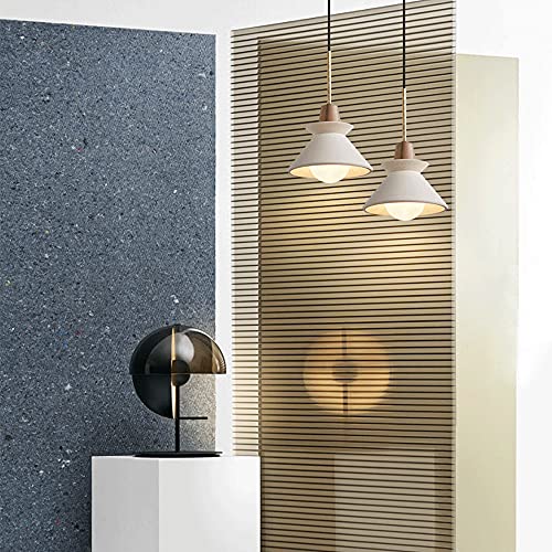 Lámpara de araña de hormigón creativa con acabado artesanal gris premium 6