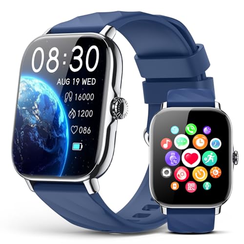 Kriutefy Smart Watches Fitness Tracker Men Step Counter,