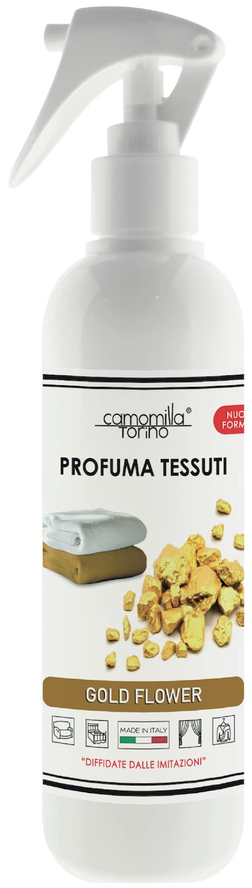 Deo Spray Tessuti Linea 250 ml. 16 Fraganze Italy (Gold Flower)