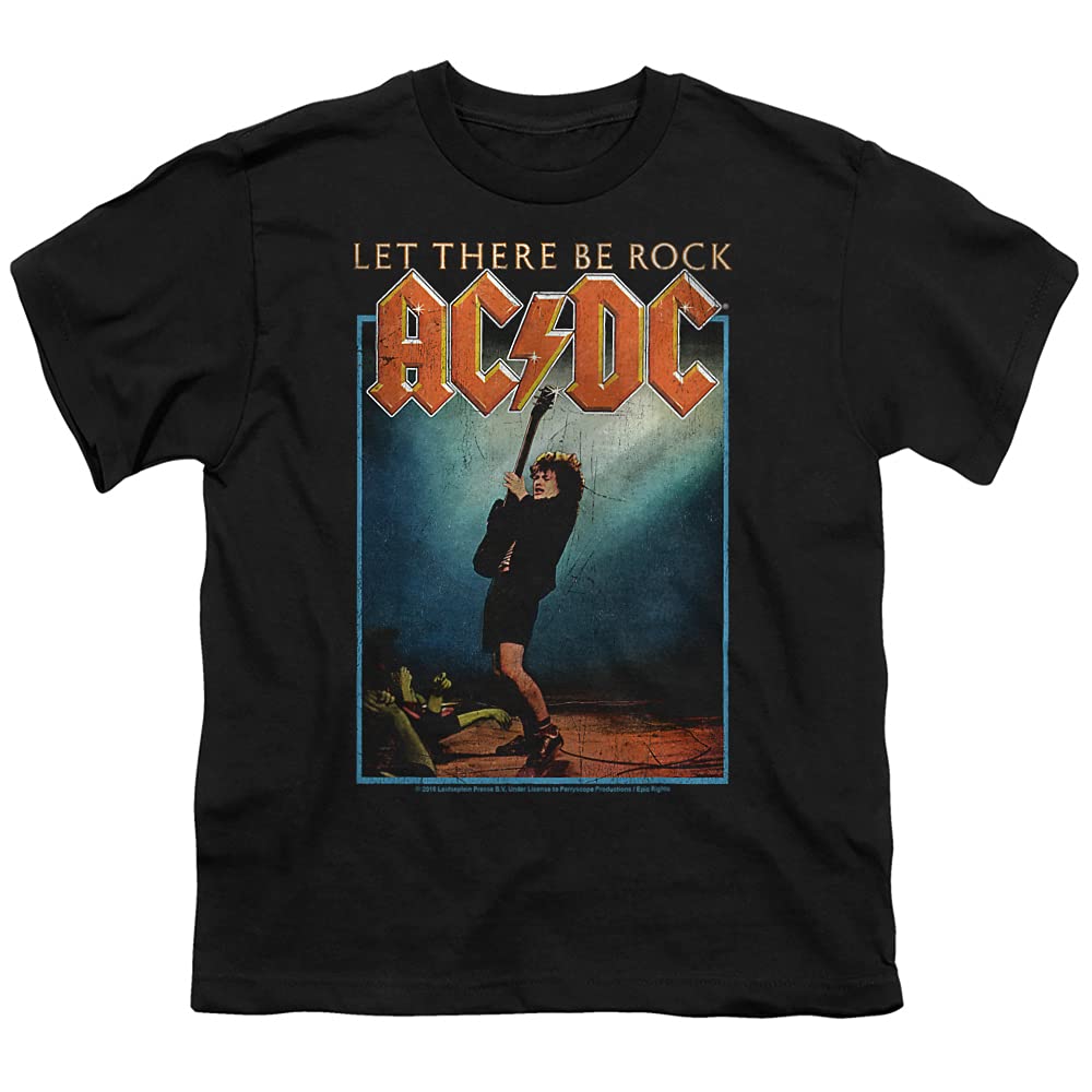 AC/DC LET THERE BE ROCK Tシャツ AC/DC T-Shirt | Let There Be Rock Album Cover Design Shirt