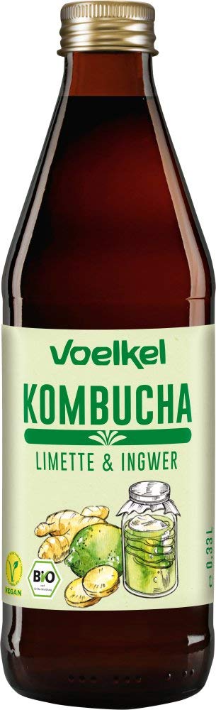 Voelkel Bio Kombucha Limette Ingwer (6 x 330 ml)