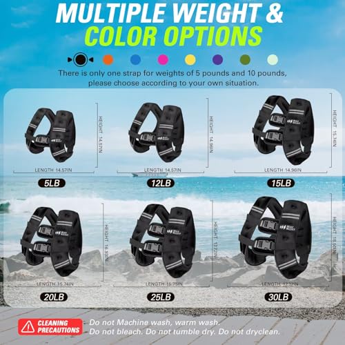 BeatBoost Ironsand Weighted Vest 15 lb