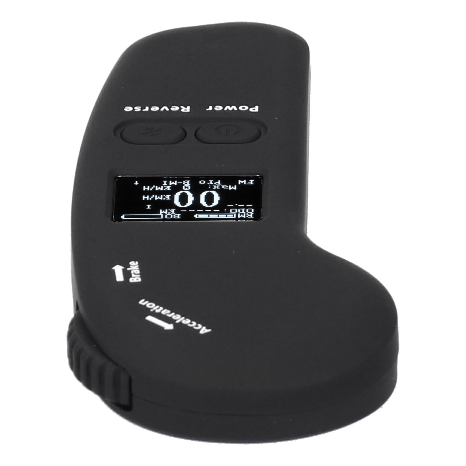 KIMISS Meepo Elektro-Skateboard mit Fernbedienung, ABS, Schwarz, Elektro-Skateboard, Kabellose LED-Display-Fernbedienung mit Einstellbarer Bremsgeschwindigkeit
