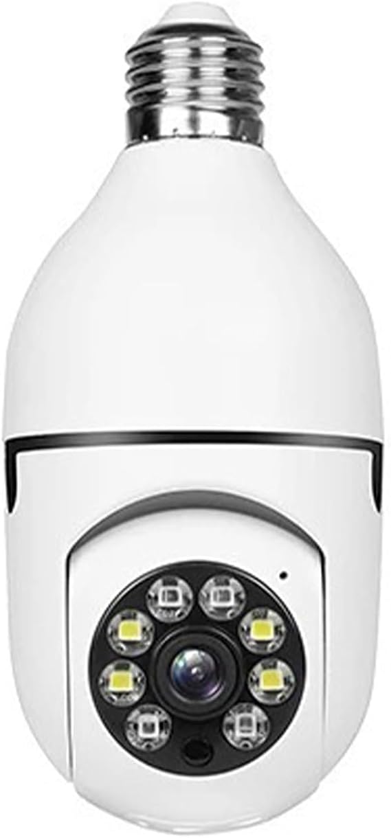 E27 Socket Lamp Holder CCTV WiFi IP Camera PTZ Two Way Audio Home Security Bulb Camera 4MP/2MP(4MP Camera)