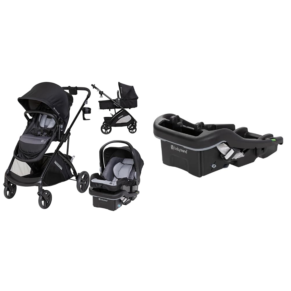 Baby Trend Passport Switch Modular Travel System with EZ-LiftTM 35 Plus Infant Car Seat and Extra Base, Dash Black : Baby
