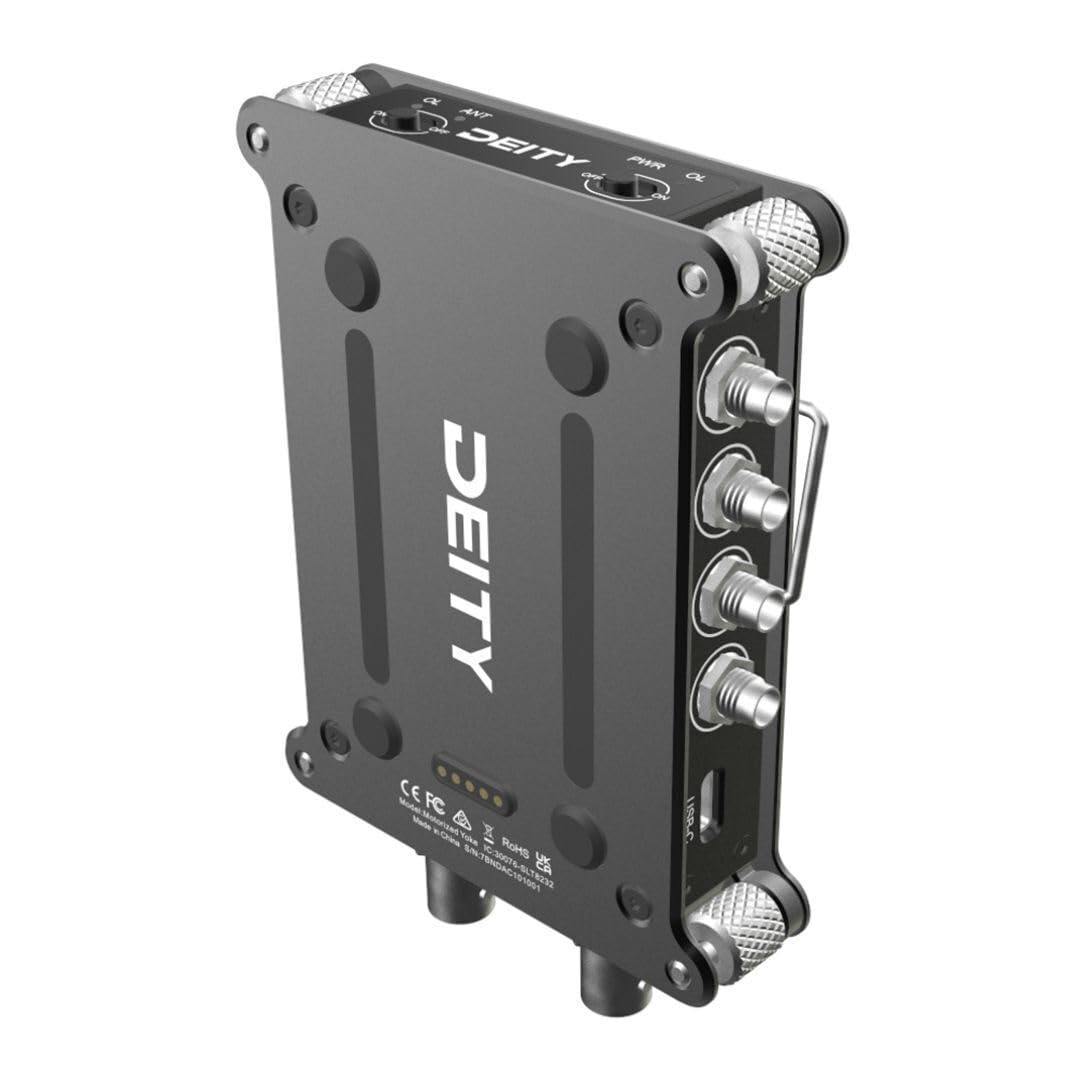 Deity SRD Mini Portable Ultra-Lightweight 4-Channel Radio Frequency Distribution Device with Active Splitter and Wide Frequency Range (Black)