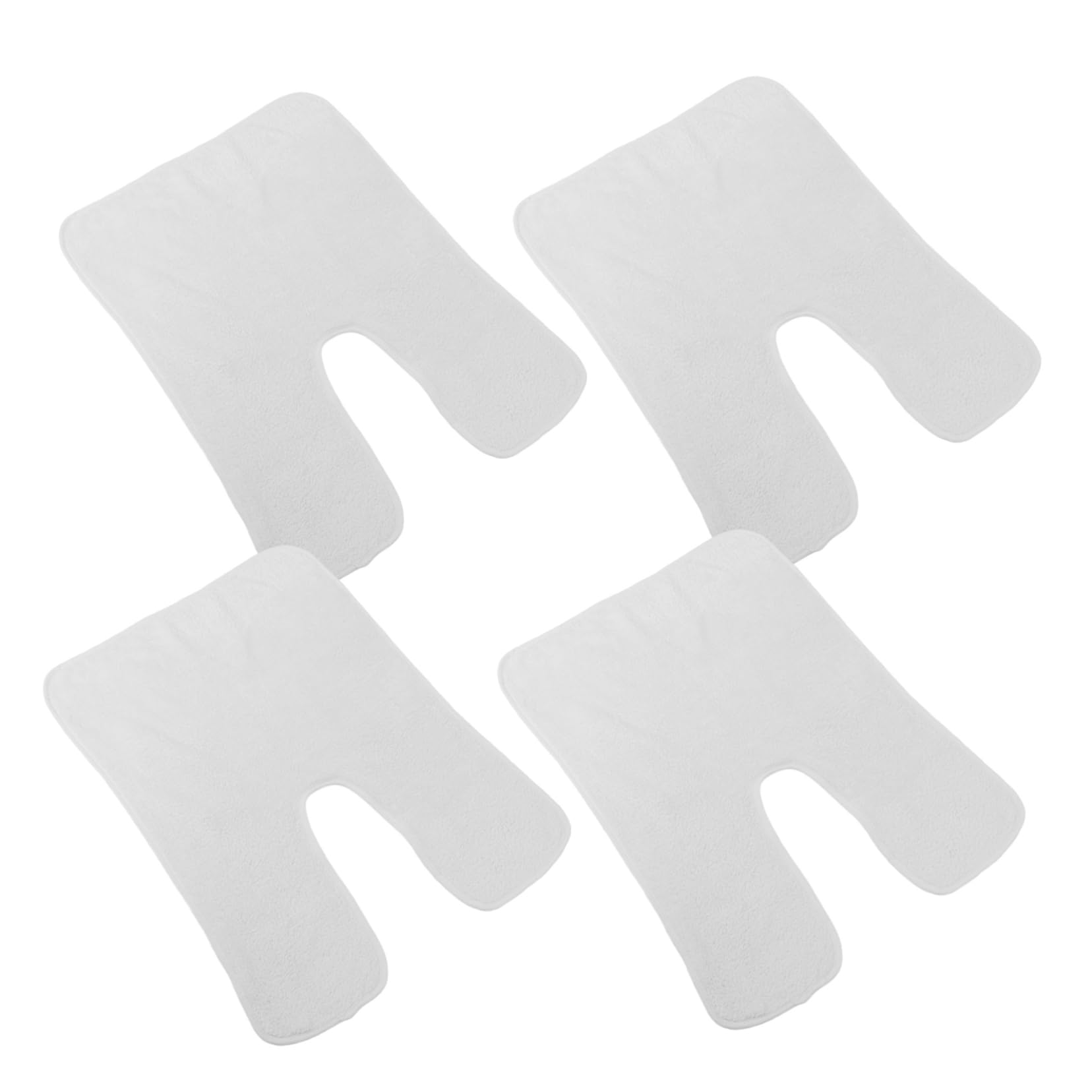 FOMIYES Facial Towels for Estheticians 4 Pack Split Design Fast Drying Spa Towels