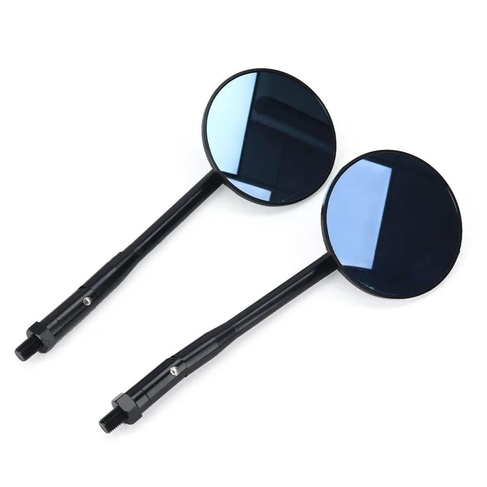 Specchietti Laterali Specchietto Retrovisore Moto Sinistro E Destro Regolabile Rotante Accessori di Ricambio per Kawasaki W800 Z650RS Z900RS(Misurare:B)