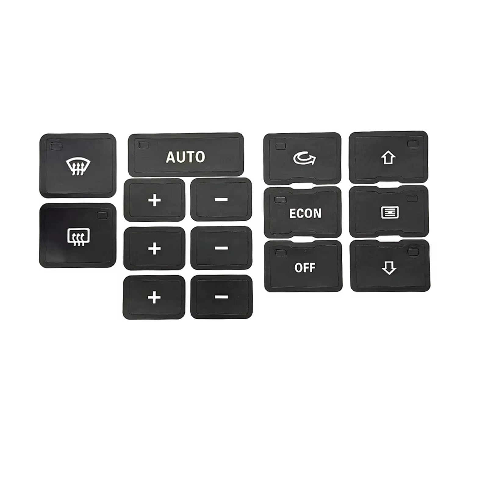 Repair Compatible with for A6 for C5 Car Air Conditioner Climate AC Switch Button Repair Kit Decal Sticker Fix Faded Ugly Anti Scratch