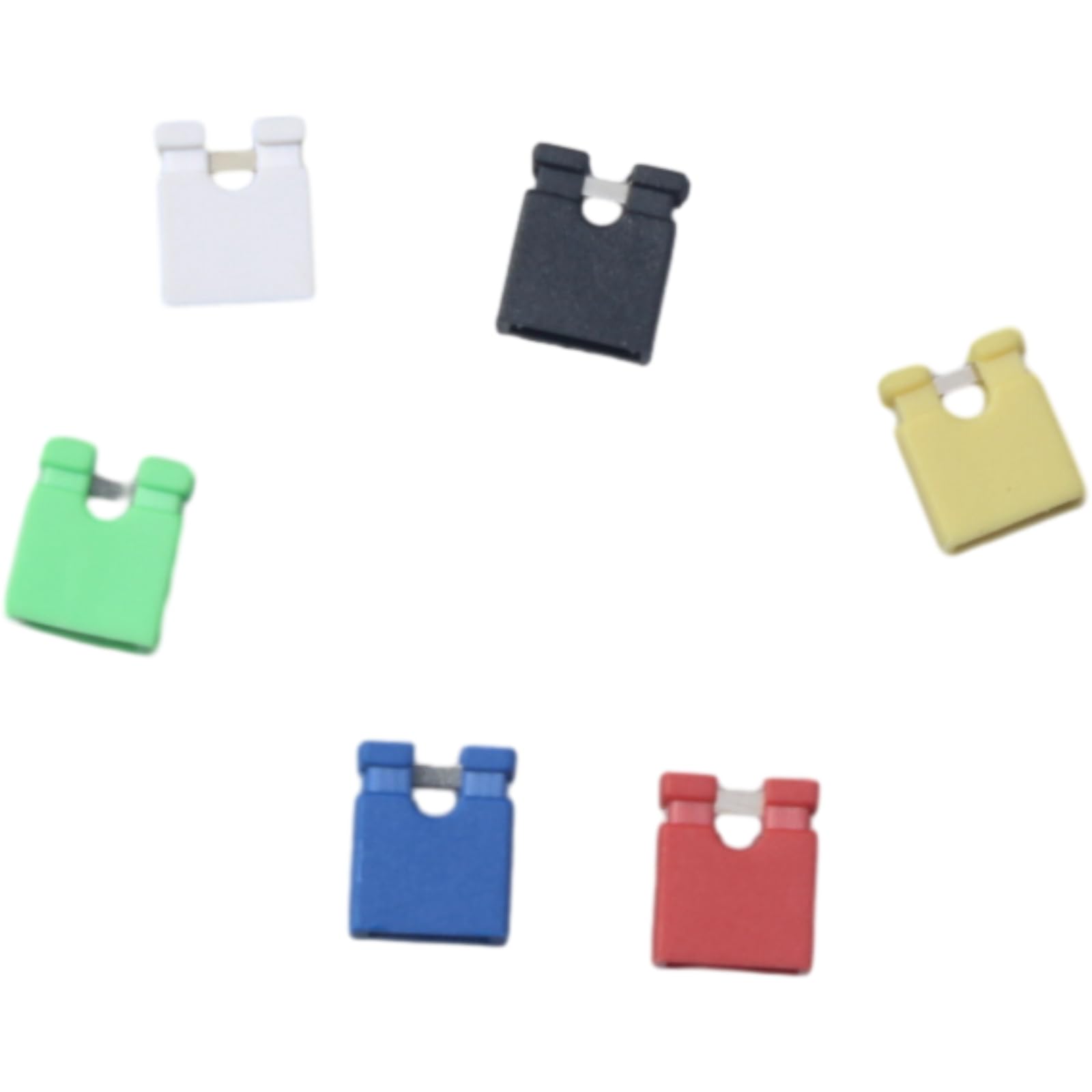 Snapklik.com : 60 Pcs 2.54mm Jumper Caps Standard Pin Header Shunts ...