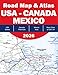 Road Map Canada USA Mexico - North America Road Map 2025 - Road Atlas North America 2026 - Road Map Canada