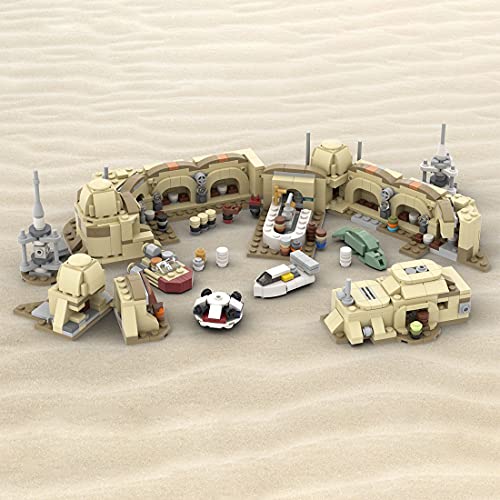Bulokeliner Technik Raumschiff Modell, MOC 57537, 865 Klemmbausteine MOC Technik Sci-Fi-Kriegsszene Bauset, UCS Super… – Bild 6